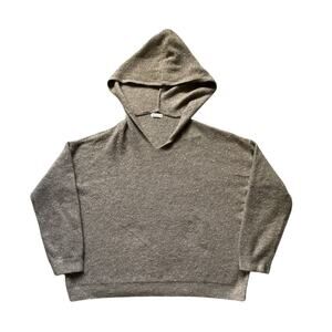 Shimmer Womens/Teen Gold/Brown Sequins Oversized Hoodie Size S/M Baggy Glitz